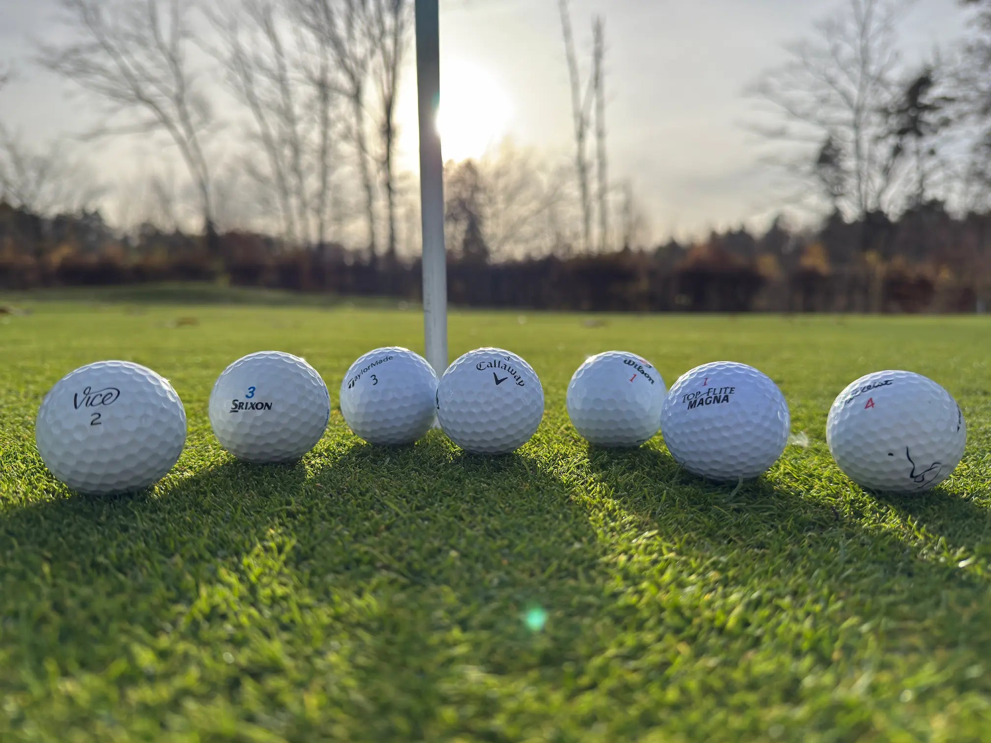 Lakeballs Mix, 50 geprüfte gebrauchte Golfbälle gemischter Marken von SecondTee