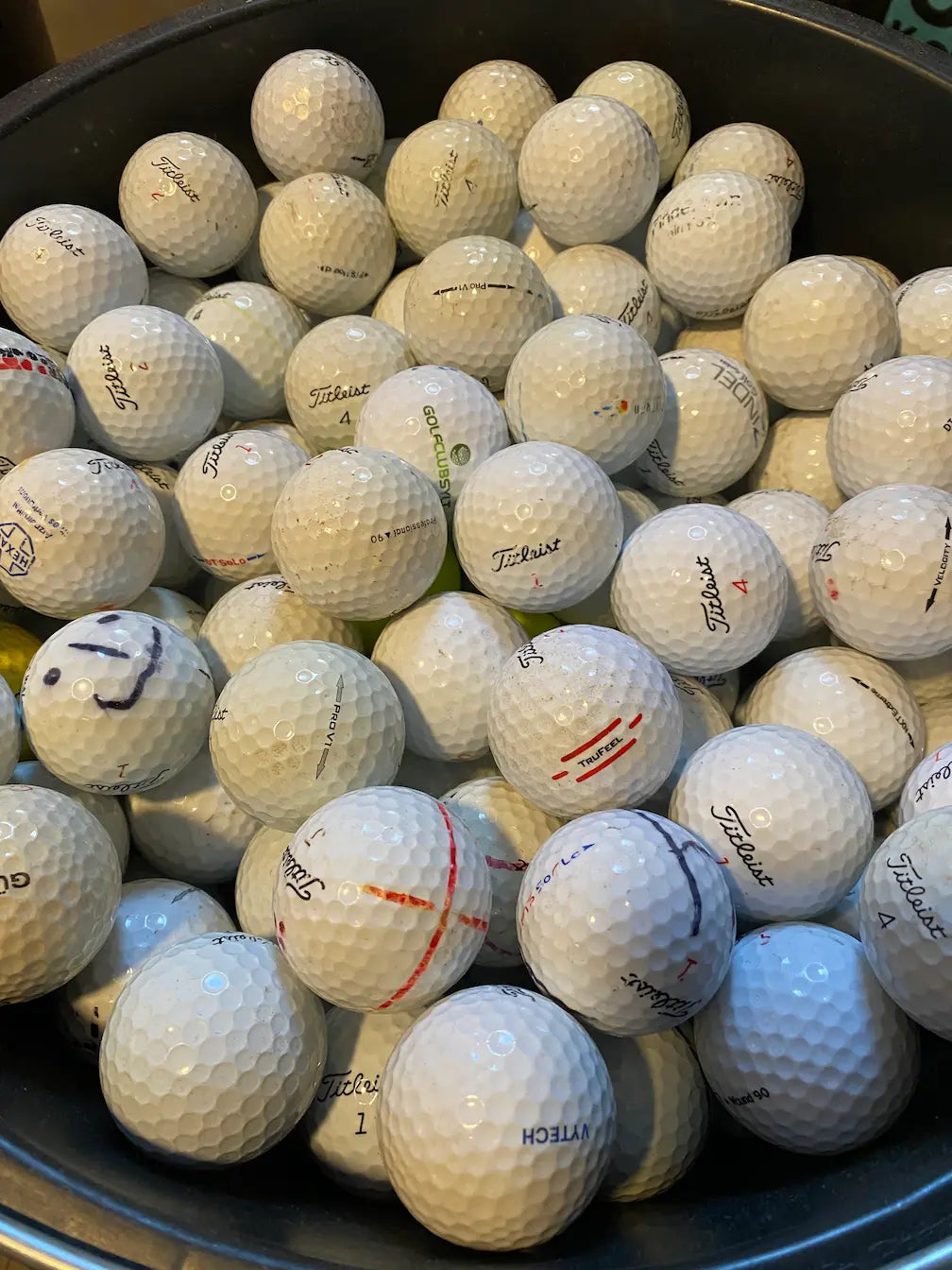 Gemischte Lakeballs verschiedener Marken, gereinigt und geprüft